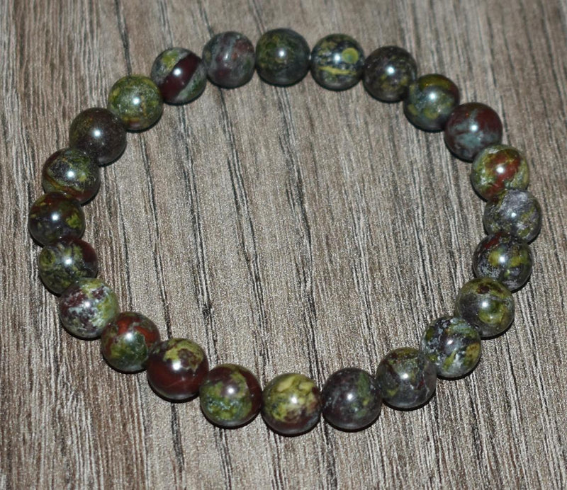 8mm Dragon Bloodstone Bracelet