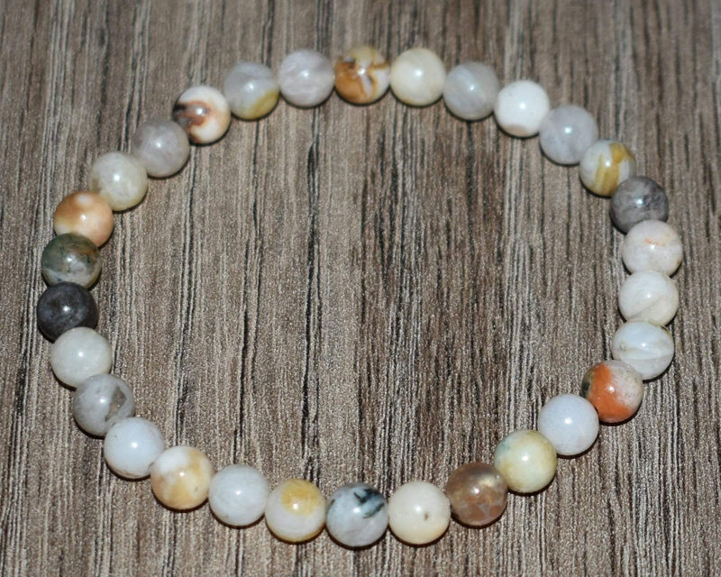 6mm Bamboo Agate Bracelet