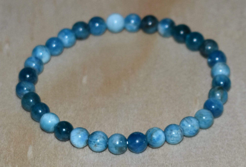 6mm Blue Apatite Bracelet