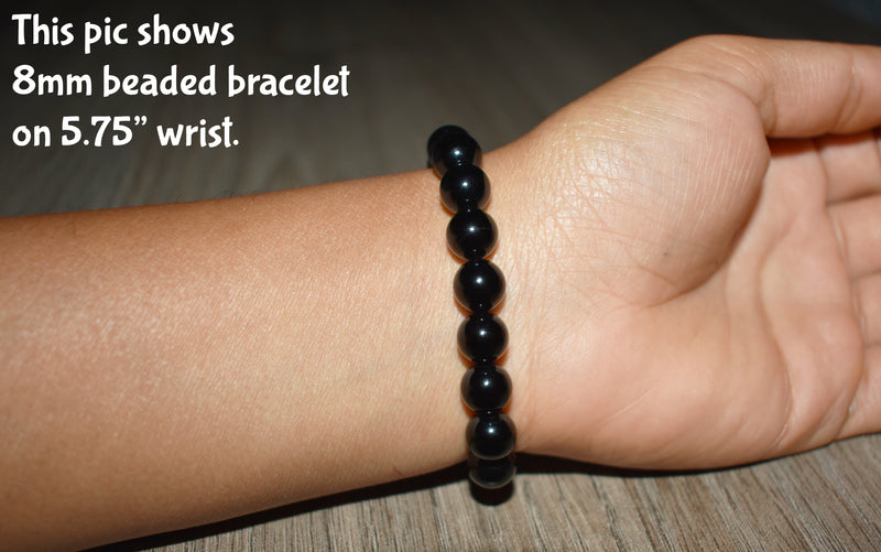 8mm Black Tourmaline Bracelet