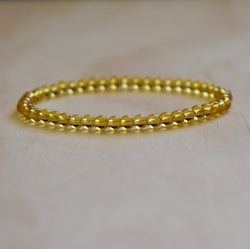 4mm Citrine Bracelet - GemCity.Co