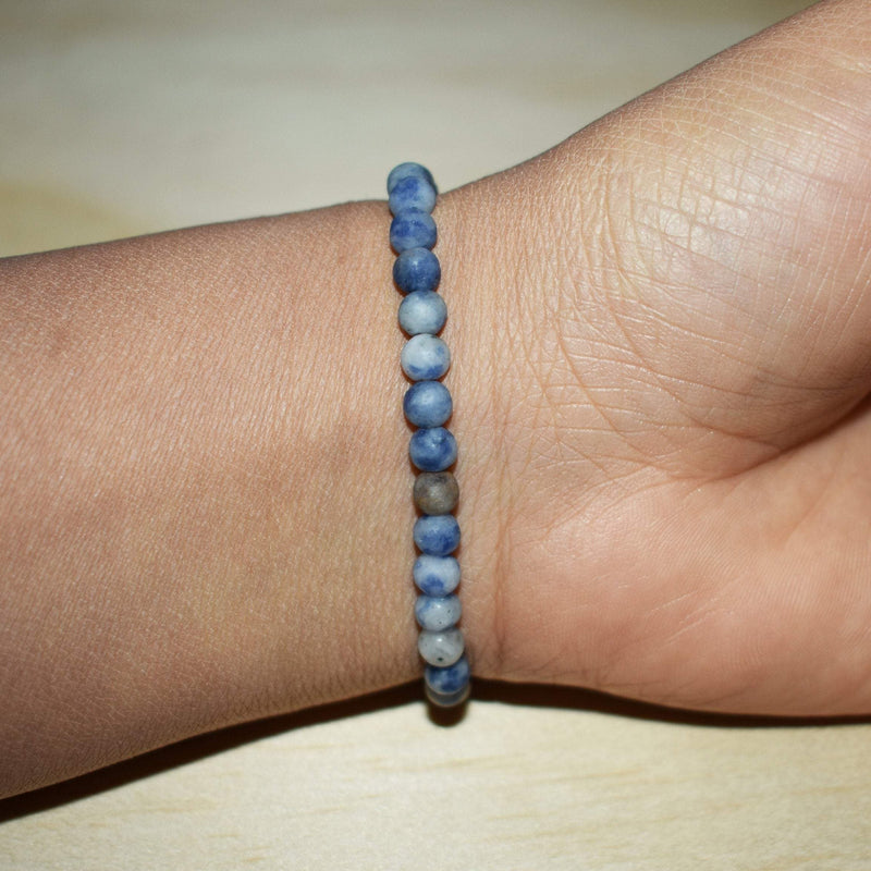 4mm Matte Sodalite Bracelet - GemCity.Co