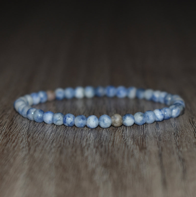 4mm Matte Sodalite Bracelet - GemCity.Co