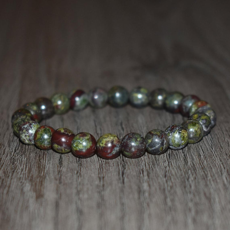 8mm Dragon Bloodstone Bracelet