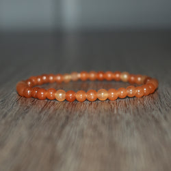 4mm Orange Aventurine Bracelet