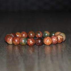 10mm Picasso Jasper Bracelet