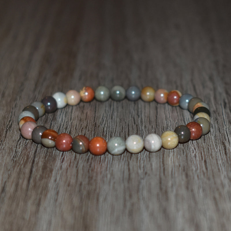 6mm Ocean Jasper Bracelet