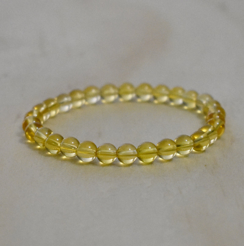 6mm Citrine Bracelet