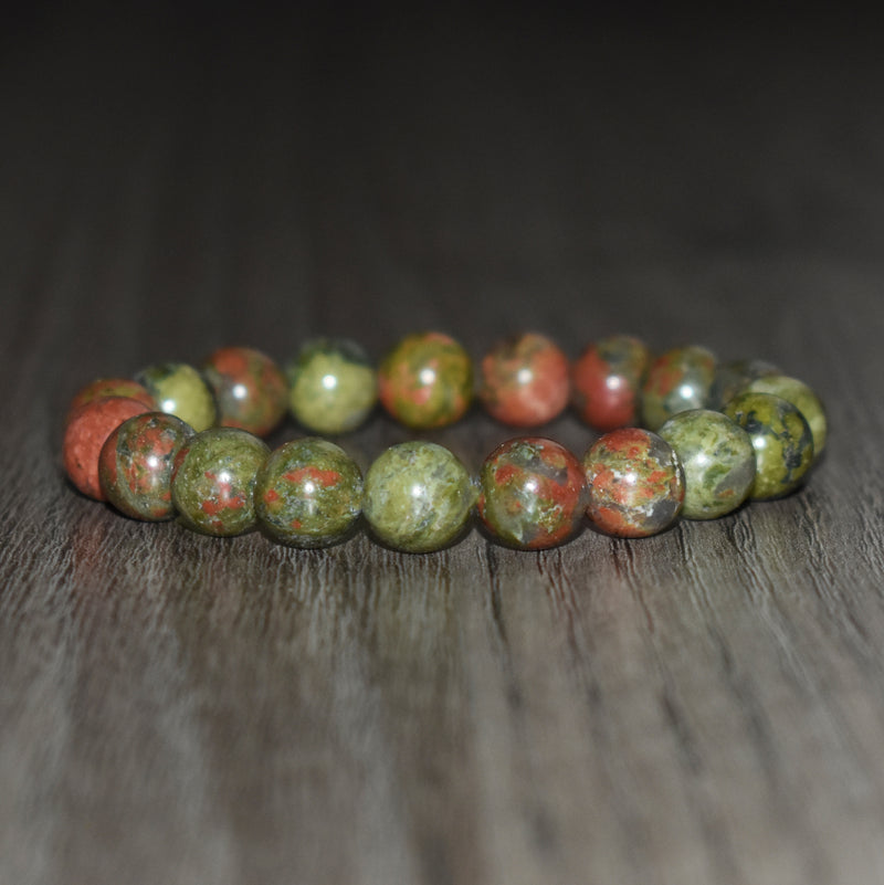 10mm Unakite Bracelet