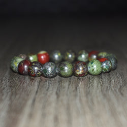 10mm Dragon Bloodstone Bracelet