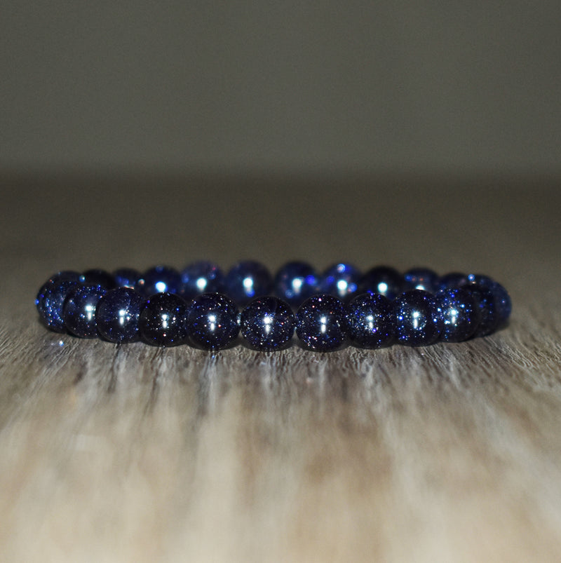 8mm Blue Sandstone Bracelet