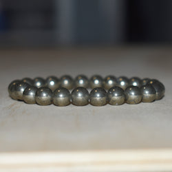 8mm Pyrite Bracelet