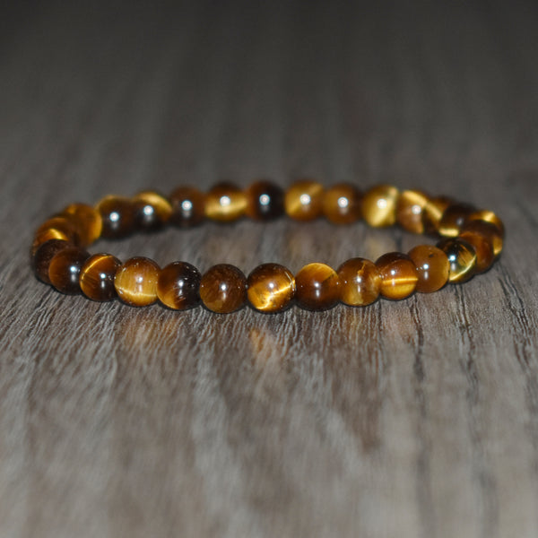 6mm Tiger Eye Bracelet