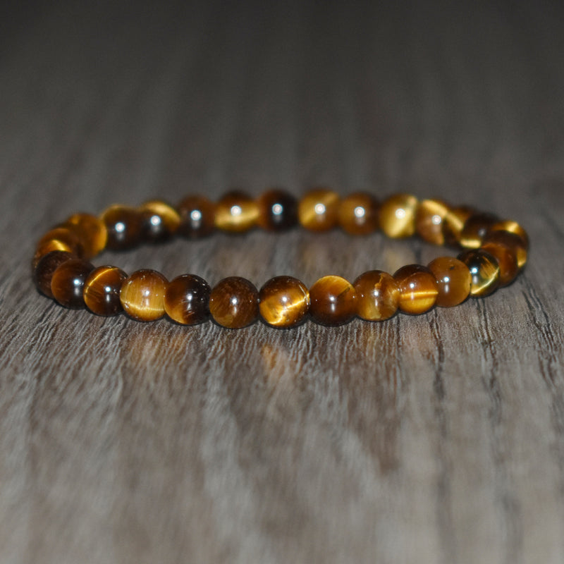 6mm Tiger Eye Bracelet