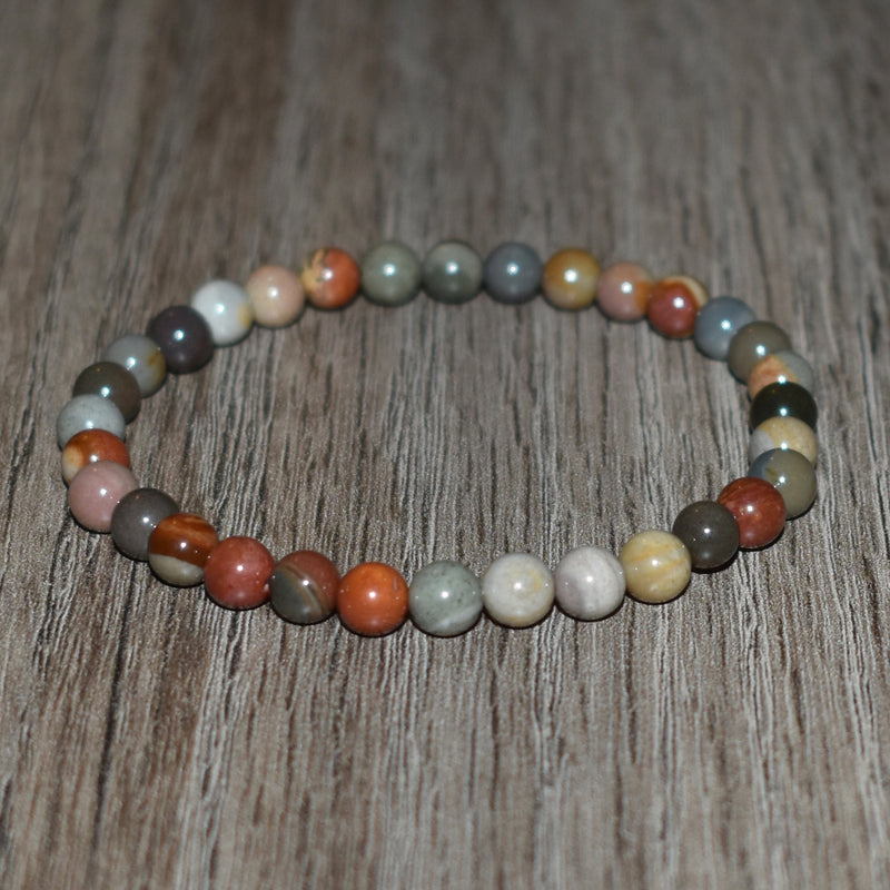 6mm Ocean Jasper Bracelet