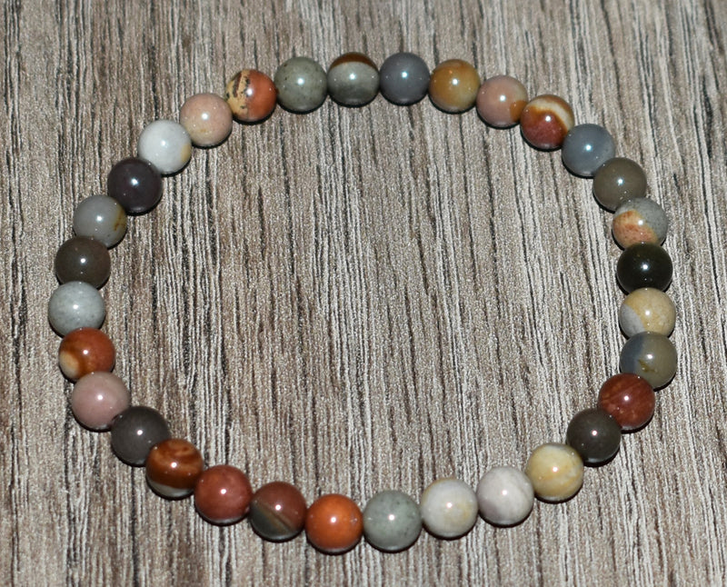 6mm Ocean Jasper Bracelet