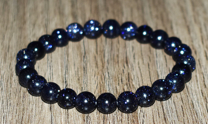 8mm Blue Sandstone Bracelet