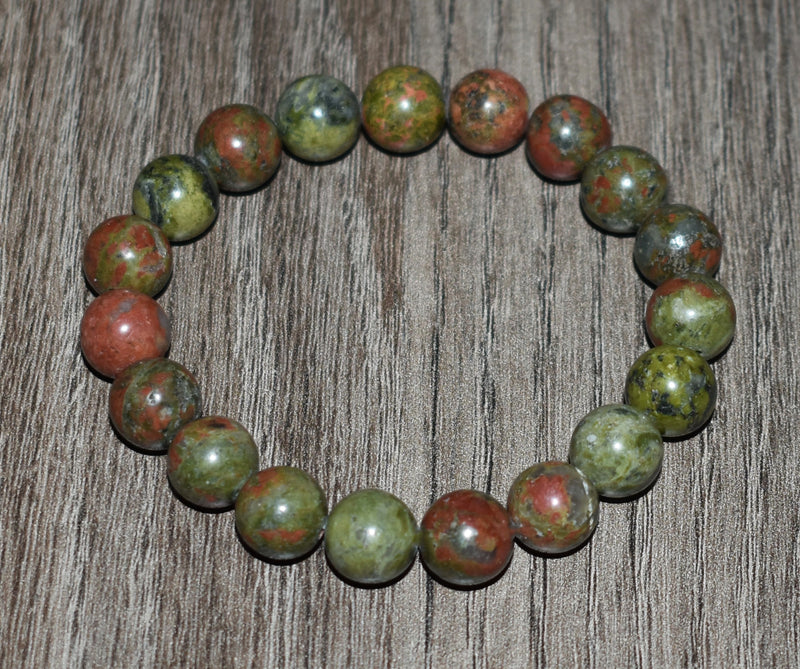 10mm Unakite Bracelet