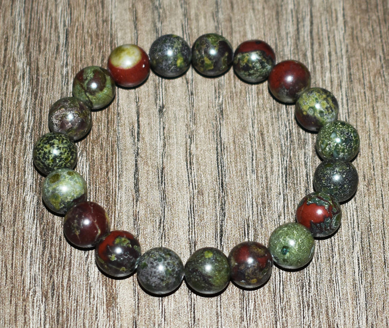 10mm Dragon Bloodstone Bracelet